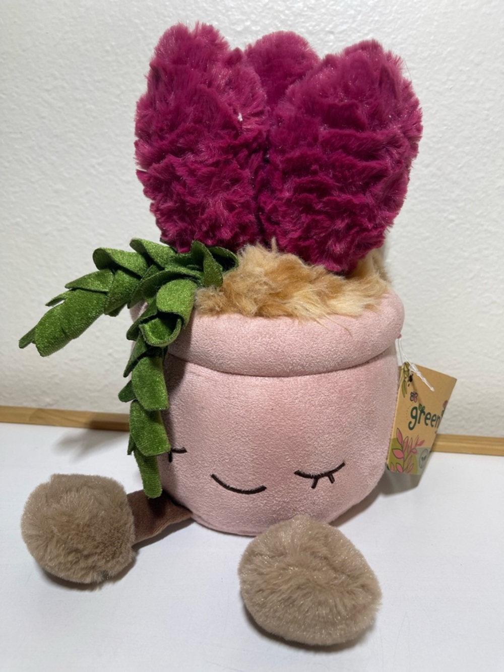 Russ Greenhouse Succulent Ultra Soft Plush Toy - Pink Pot